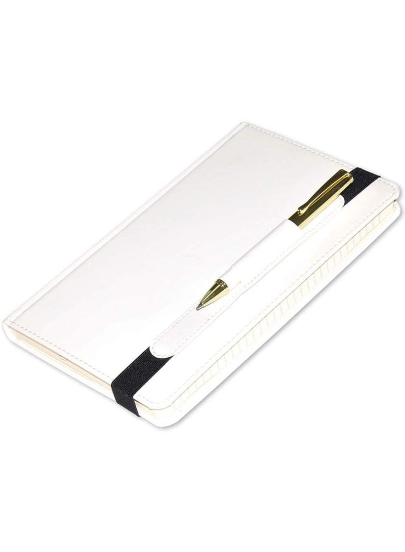 FIS 120-Sheets FIS Executive Notebook Italian PU 5mm Square 13x21cm, Maroon - FSNBEX5M1321WH - Image 1